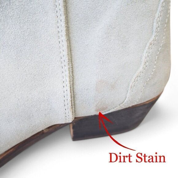 Free People New Frontier Suede Western Style Boots "Dusty Blue" Women's 9/40 - Picture 12 of 12